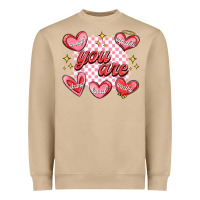Mushroom valentines day positive affirmations Heavyweight Sweatshirt - MaliasSmallBusiness