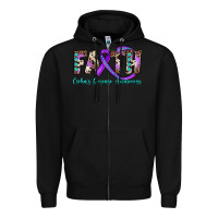 Black faith crohn's disease awareness Zipper Hoodie - JahusDesignShop