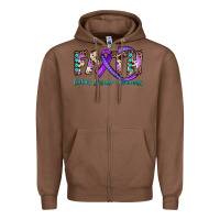 Chestnut faith crohn's disease awareness Zipper Hoodie - JahusDesignShop