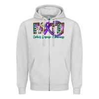 Dove Grey faith crohn's disease awareness Zipper Hoodie - JahusDesignShop