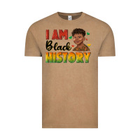 Vintage Coffee i am black history with afro black boy Vintage Tee - texasbilliewilder