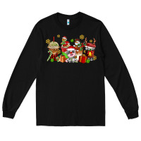 Black christmas cow coffee cups Long Sleeve Tee - AdoDesignShop