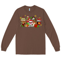 Chestnut christmas cow coffee cups Long Sleeve Tee - AdoDesignShop