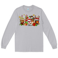 Moon Dust christmas cow coffee cups Long Sleeve Tee - AdoDesignShop