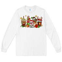 White christmas cow coffee cups Long Sleeve Tee - AdoDesignShop