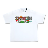 White spanish teacher Urban Heavy Tee - Zillion Design Studio