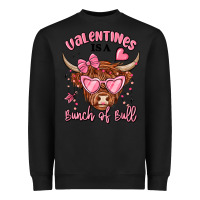 Black valentines is a bunch of bull Heavyweight Sweatshirt - MaliasSmallBusiness