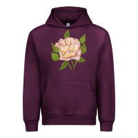 Mauve Wine Life's Little Pleasures Rose Urban Hoodie - LillyAllenDesigns