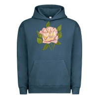 Pigment Midnight Navy Life's Little Pleasures Rose Urban Hoodie - LillyAllenDesigns