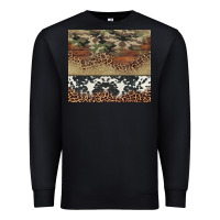 Black cowhide leopard camouflage Premium Sweatshirt - Jasminsmagicworld