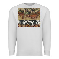 Dove Grey cowhide leopard camouflage Premium Sweatshirt - Jasminsmagicworld