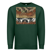 Sports Green cowhide leopard camouflage Premium Sweatshirt - Jasminsmagicworld