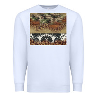 White cowhide leopard camouflage Premium Sweatshirt - Jasminsmagicworld