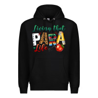 Black living that para life Premium Hoodie - NancyCooperArtShop