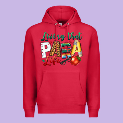 Living That Para Life Premium Hoodie Designed By Nancycooperartshop