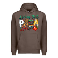 Coffee living that para life Premium Hoodie - NancyCooperArtShop
