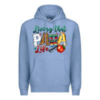 Colony Blue living that para life Premium Hoodie - NancyCooperArtShop