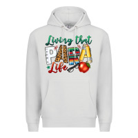 Dove Grey living that para life Premium Hoodie - NancyCooperArtShop