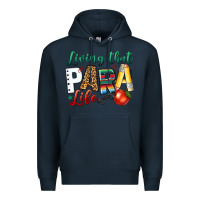 Navy living that para life Premium Hoodie - NancyCooperArtShop