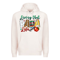 Pale Pink living that para life Premium Hoodie - NancyCooperArtShop