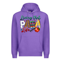 Purple living that para life Premium Hoodie - NancyCooperArtShop