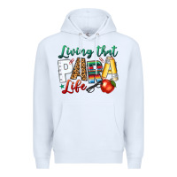 White living that para life Premium Hoodie - NancyCooperArtShop