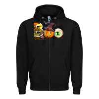Black boo Zipper Hoodie - AdoDesignShop