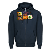 Navy boo Zipper Hoodie - AdoDesignShop