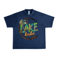 Navy lake babe Urban Heavy Tee - BarkalooDesign