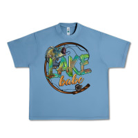 Pebble Blue lake babe Urban Heavy Tee - BarkalooDesign