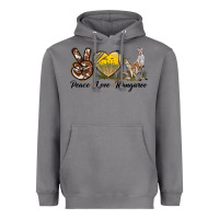 Storm Peace Love Kangaroo Heavyweight Hoodie - LillyAllenDesigns
