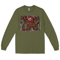 Army Green mom life Long Sleeve Tee - SublimationCraftShop