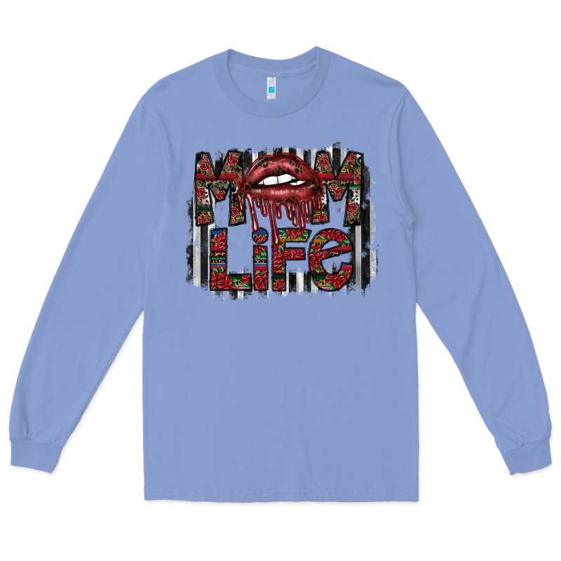 Mom Life Long Sleeve Tee by SublimationCraftShop | Teevron