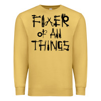 Antique Gold Fixer Of All Things Premium Sweatshirt - LillyAllenDesigns