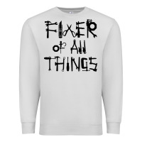 Dove Grey Fixer Of All Things Premium Sweatshirt - LillyAllenDesigns