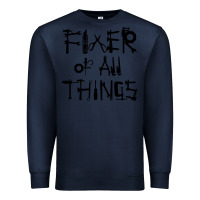 Navy Fixer Of All Things Premium Sweatshirt - LillyAllenDesigns
