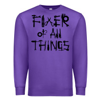 Purple Fixer Of All Things Premium Sweatshirt - LillyAllenDesigns