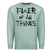 Seafoam Fixer Of All Things Premium Sweatshirt - LillyAllenDesigns