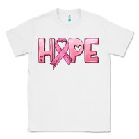 White hope and pink ribbon Classic Tee - HRA Design Shop