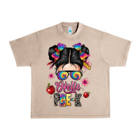French Oak hello pre k Urban Heavy Tee - texasbilliewilder