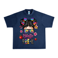 Navy hello pre k Urban Heavy Tee - texasbilliewilder