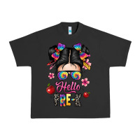 Pigment Black hello pre k Urban Heavy Tee - texasbilliewilder