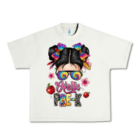 Pistachio hello pre k Urban Heavy Tee - texasbilliewilder