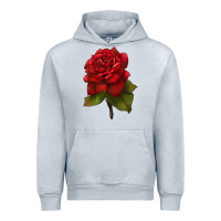 Heather Grey Oklahoma Rose Illustrations Urban Hoodie - LillyAllenDesigns