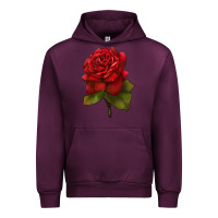 Mauve Wine Oklahoma Rose Illustrations Urban Hoodie - LillyAllenDesigns