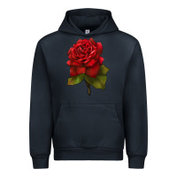 Navy Oklahoma Rose Illustrations Urban Hoodie - LillyAllenDesigns