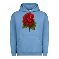 Pigment Pebble Blue Oklahoma Rose Illustrations Urban Hoodie - LillyAllenDesigns