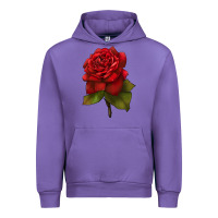 Tulip Oklahoma Rose Illustrations Urban Hoodie - LillyAllenDesigns