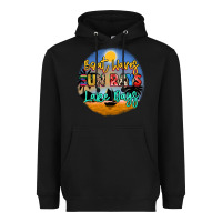 Black boat waves sun rays lake days Heavyweight Hoodie - NancyCooperArtShop