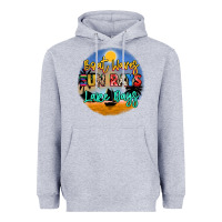 Heather Grey boat waves sun rays lake days Heavyweight Hoodie - NancyCooperArtShop